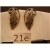 Image 1 : Sterling Feather Earrings