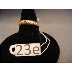 Sterling Gold Overlay Ring