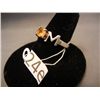 Image 2 : Sterling "Mom" Ring w/ Amber Stone