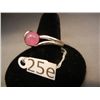 Image 2 : Sterling Ring w/ Pink Stone