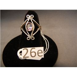 Sterling Ring w/ Amethyst Stone