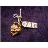 Image 1 : Sterling and Gold Overlay Pendant