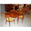 Image 1 : Drop Leaf Kitchen Table w/ 4 Chairs and Extra Table Board