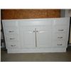 Image 1 : 5' White Vanity