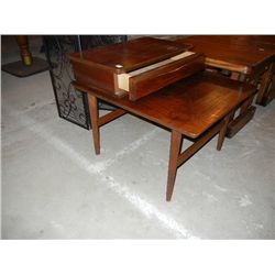 Stepback End Table
