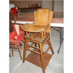 Wooden High Chair