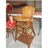 Image 1 : Wooden High Chair