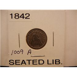 1842 Seated Liberty Dime