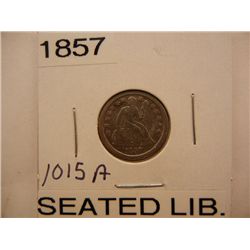 1857 Seated Liberty Dime