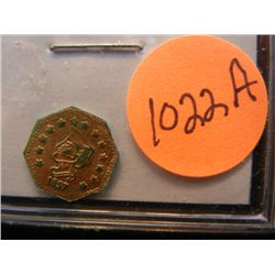 1857 California Gold Token Half Dollar Octagonal