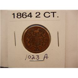 1864 Two Cent Piece