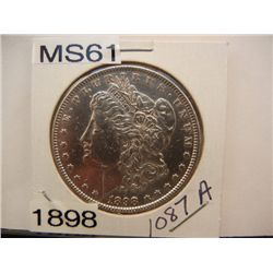 1898 Morgan Dollar MS 61