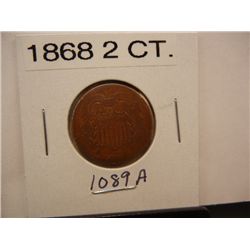 1868 Two Cent Piece