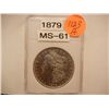 Image 1 : 1879 Morgan Dollar MS 61