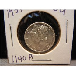 1939 Mercury Dime BU