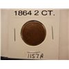 Image 1 : 1864 Two Cent Piece