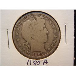 1904 Barber Half Dollar