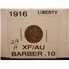 Image 1 : 1916 Barber Dime XF AU