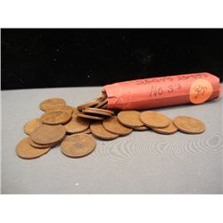 50-Lincoln Wheat Cents, 25-1934 & 25-1935 no "S"