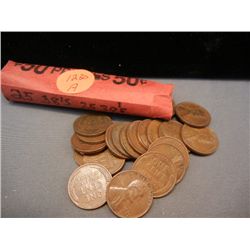 50-Lincoln Wheat Cents, 25-1938 & 25-1939 no "S"