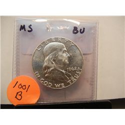 1962 Franklin Half Dollar BU
