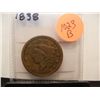 Image 1 : 1838 Large Cent
