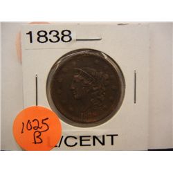 1838 Large Cent