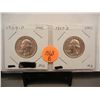 Image 1 : 2-Silver Washington Quarters, 1954 Unc. & 1957-D Unc.