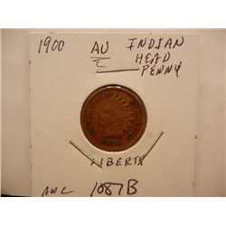 1900 Indian Head Cent AU