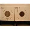 Image 1 : Two Barber Dimes 1915 & 1912-D