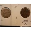 Image 3 : Two Barber Dimes 1915 & 1912-D