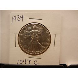 1934 Walking Liberty Half Dollar