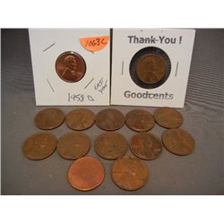 14-Lincoln Wheat Cents