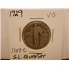 Image 1 : 1929 Standing Liberty Quarter VG