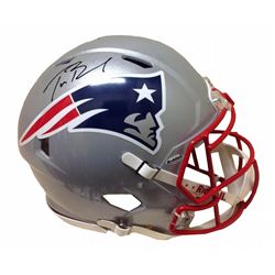 Tom Brady Signed New England Patriots SPEED NFL Helmet Autograph