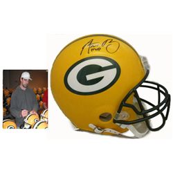 Aaron Rodgers Signed & SB XLV MVP Inscribed Authentic Green Bay Packers NFL Helmet Autograph