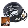 Image 1 : Russell Wilson Signed Seattle Seahawks Authentic Proline NFL Helmet Autograph