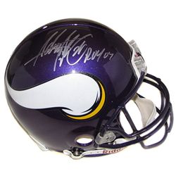 Adrian Peterson Signed Minnesota Vikings Full Size Authentic NFL Helmet Autograph