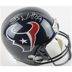 J.J. Watt Signed Houston Texans Full Size Replica NFL Helmet Autograph