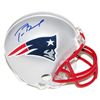 Image 1 : Tom Brady Signed New England Patriots Mini NFL Helmet Autograph