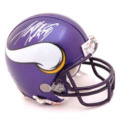 Adrian Peterson Signed Minnesota Vikings Mini NFL Helmet Autograph