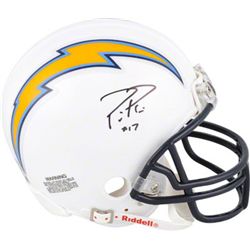 Philip Rivers Signed San Diego Chargers Mini NFL Helmet Autograph