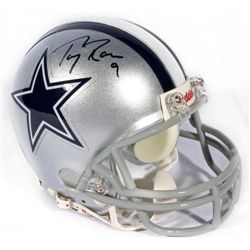 Tony Romo Signed Dallas Cowboys Mini NFL Helmet Autograph