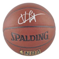 Vince Carter Signed Official Size Spalding I/O NBA Basketball Autograph