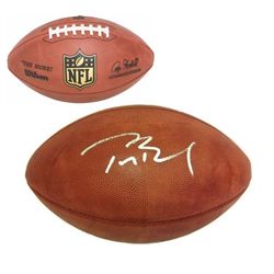 Tom Brady Signed Official Wilson Leather NFL Game Football Autograph