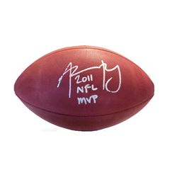 Aaron Rodgers Signed & 2011 MVP Inscribed Official Wilson Leather NFL Football Autograph