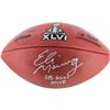 Image 1 : Eli Manning Signed & SB MVP Inscribed Official Wilson Leather NFL Football Autograph