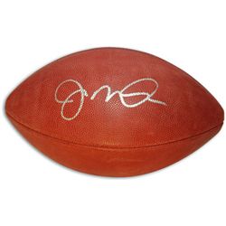 Joe Montana Signed Official Size Wilson Composite NFL Football Autograph