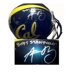 Aaron Rodgers Signed & Inscribed CAL Bears Full Size Replica NFL Helmet