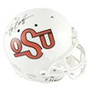 Image 1 : Barry Sanders Signed OSU Oklahoma State F/S Replica NCAA Helmet Autograph